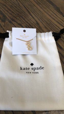 Kate Spade gold cat necklace