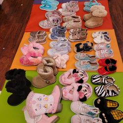 24 Pairs Of Baby Girl Shoes