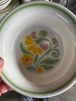 Vintage 1970s Franciscan Earthenware "Folk Song" Dish Set - ~37 Pcs!