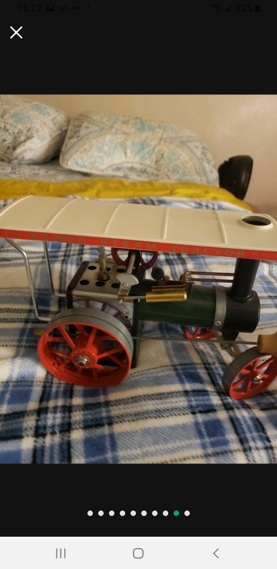 Vintage Steam Powered Tractor Cost 165 From Vintage Toy Store New Condition 80 FIRM See Pictures For Specs Details 