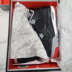 Jordan 4 " Bred Reimagined" Gs