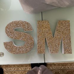 Letter S And Letter M Decor 