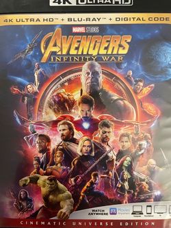 Marvel AVENGERS Infinity War Widescreen Edition (4K Ultra HD + Blu-Ray-2018)