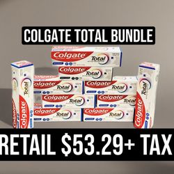 Colgate total Toothpaste Bundle, Read Description 