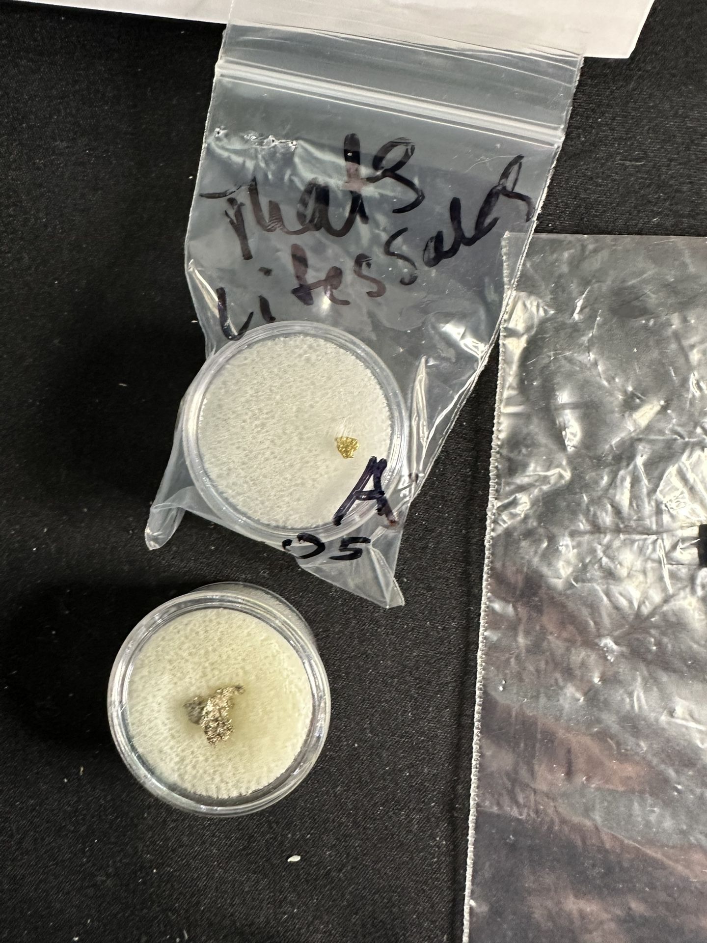 Raw Gold/Raw Silver Gold Backs Diamond .5 Ct Amethyst