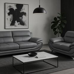 New Sofa 2 Pc Grey 