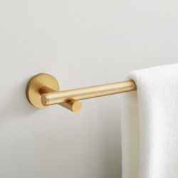 West Elm Antique Brass Towel Rod