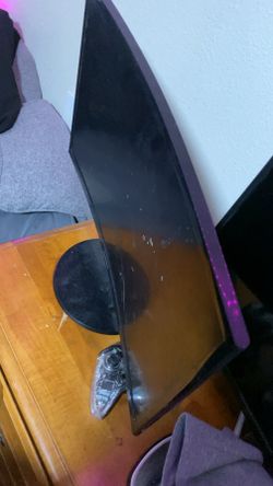 Curved Samsung monitor