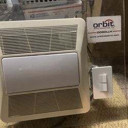 New Bathroom Exhaust Fan and Light