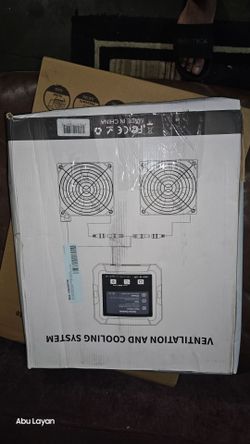 Ventilation and Cooling System with Dual Fans