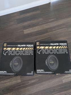 New 15 inch Kicker Gold Series 50th Anniversary Subwoofers