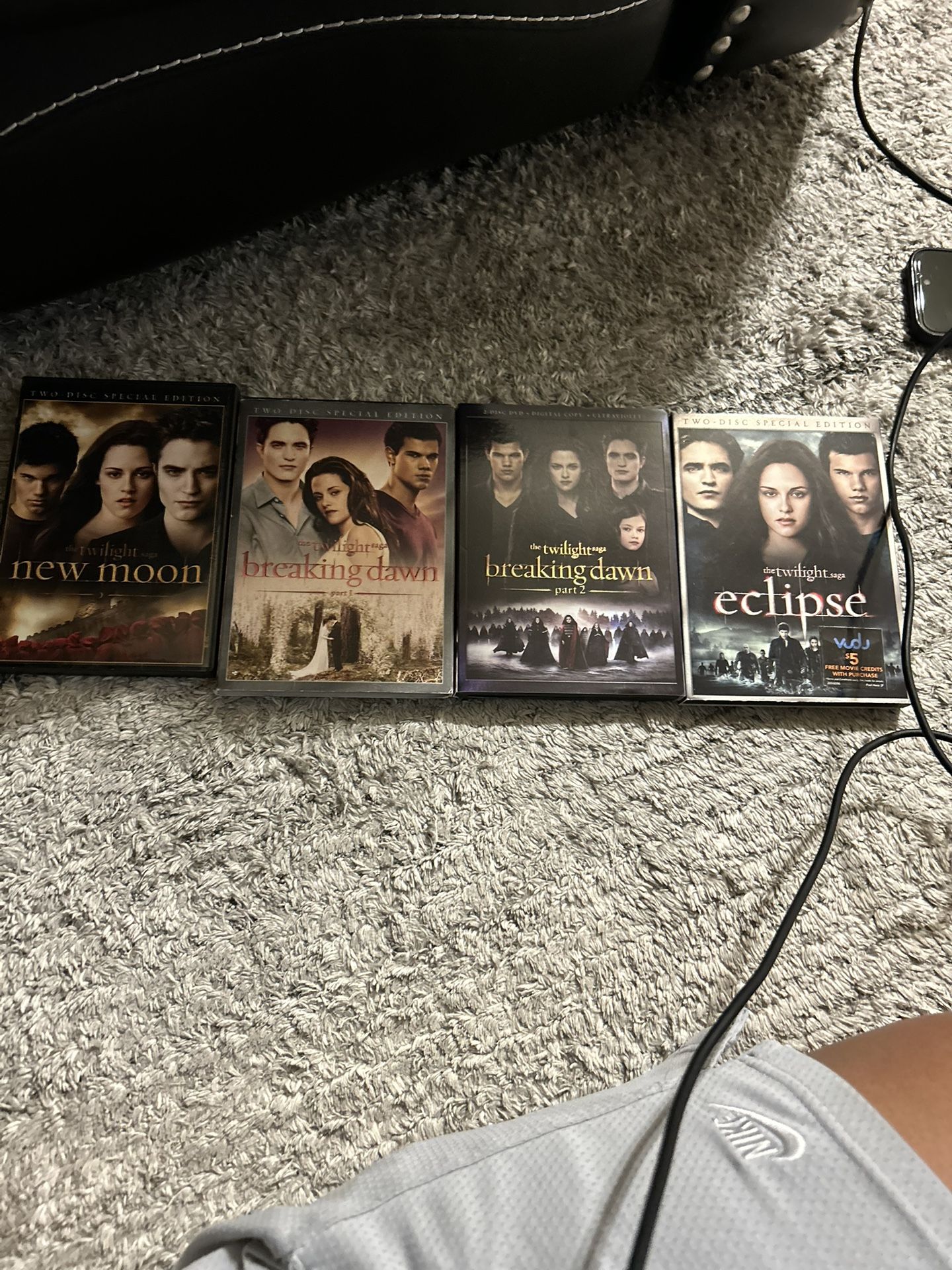 The Twilight Saga DVDs