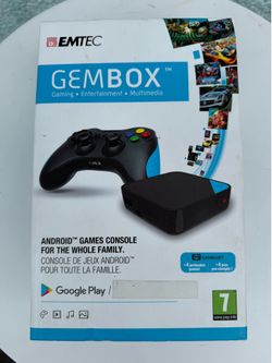 EMTEC GEMBOX Android Gaming Console Complete In Box