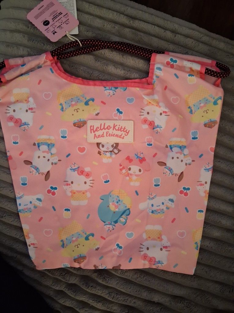Hello Kitty Canvas Tote Bag / Purse