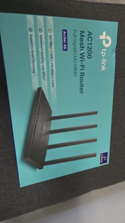 TP-Link Archer A6 AC1200 Mesh Wi-Fi Router (New)