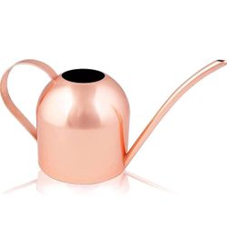 Brand New Homarden 30 oz. Copper Watering Can - Metal Watering Can with Long Spout, Watering Can for Outdoor and Indoor Plants - Mini Watering Can A39