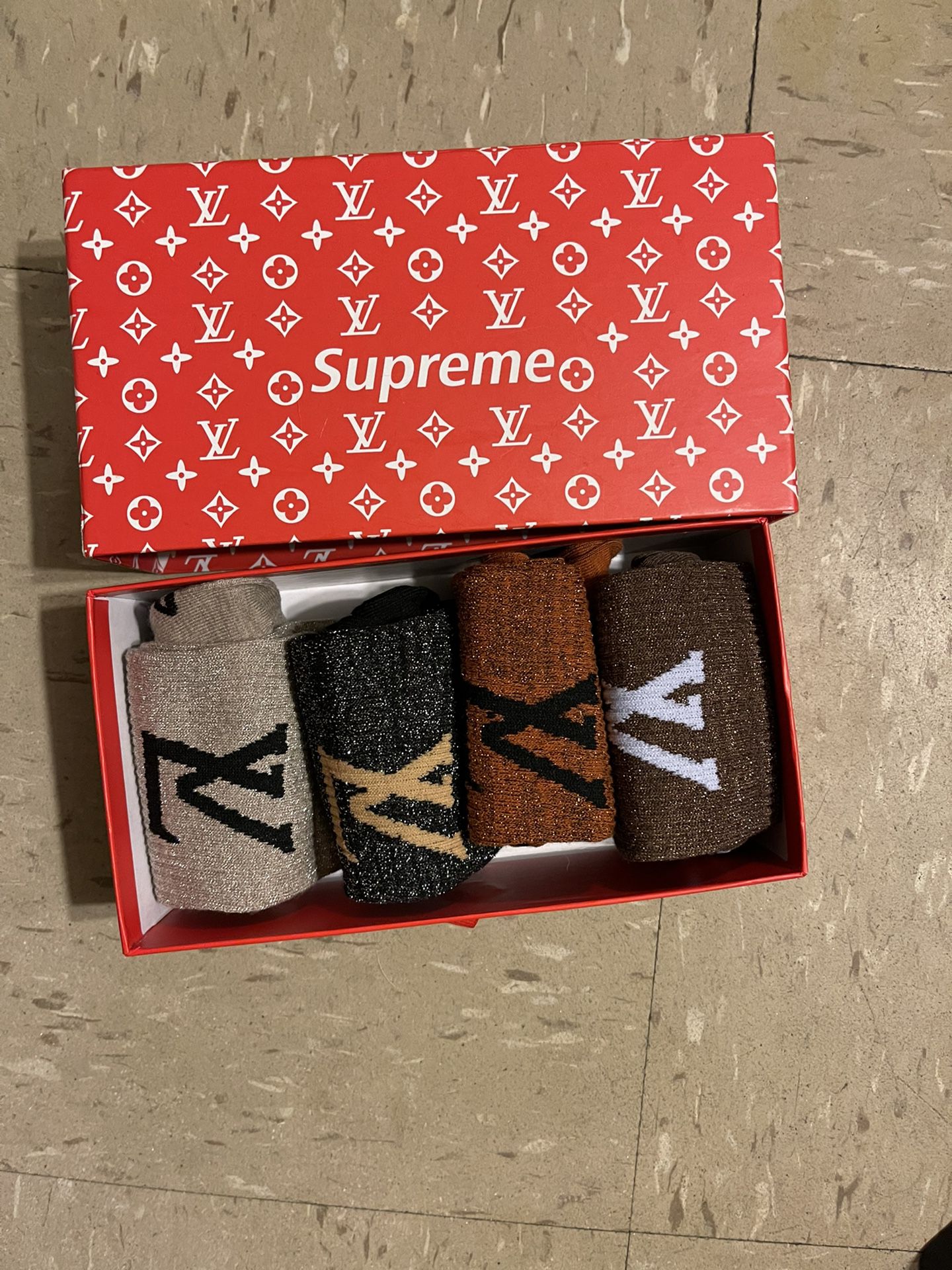 Best Louis Vuitton Supreme Socks for sale in San Clemente, California for  2023
