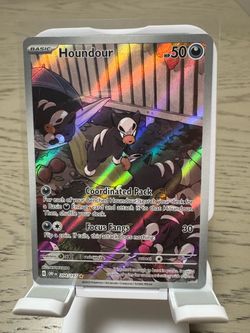 Pokémon Houndour 204/197 Illustration Rare – Obsidian Flames – NM