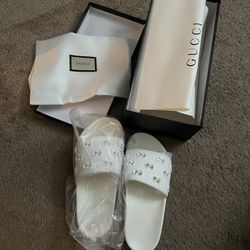Women Gucci Slides / Sandals / Shoes Size 38