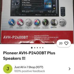 Pioneer Indash Radio 