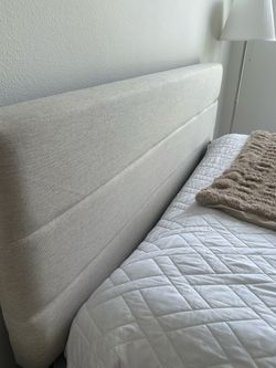 Bed Frame With Padded Headboard