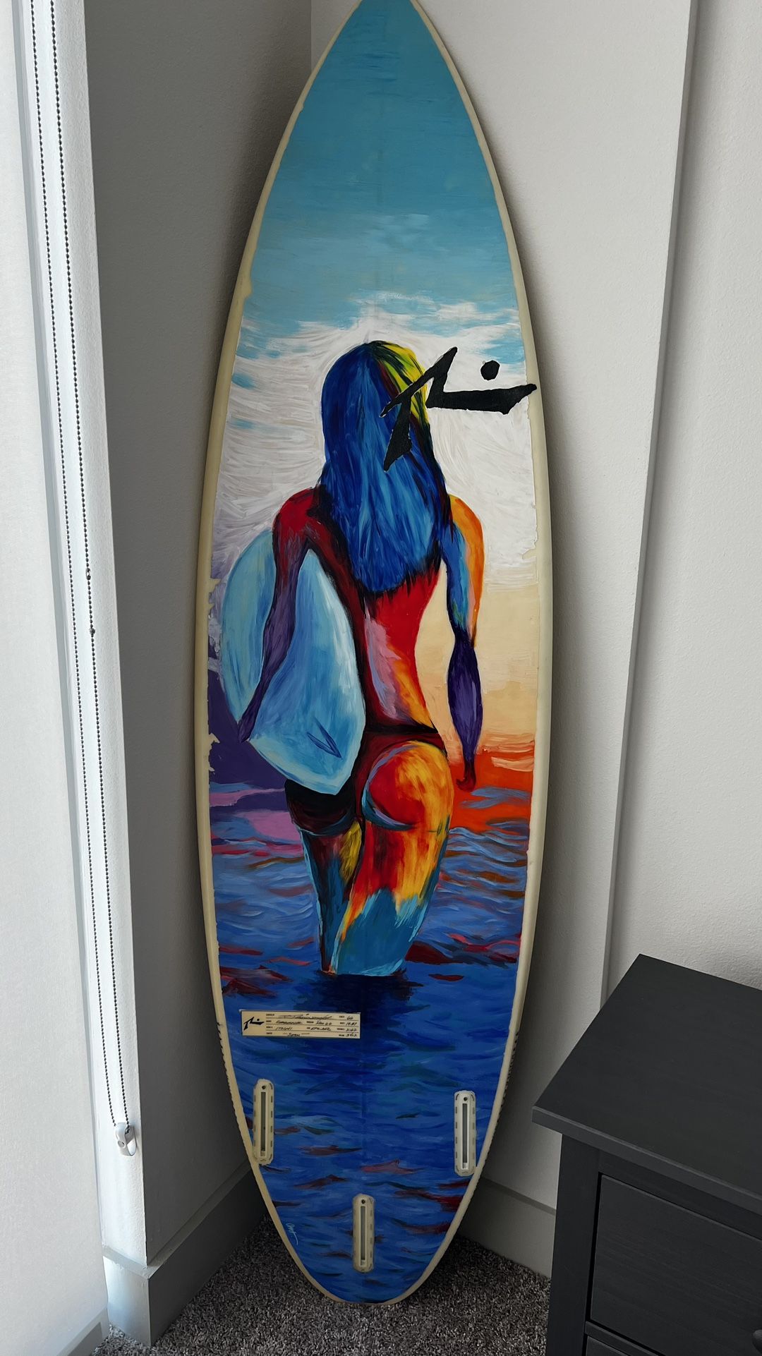 Rusty Surfboard 6’6