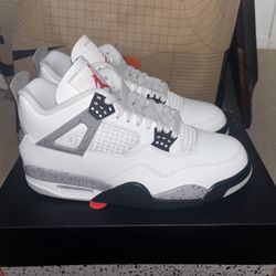 Air Jordan Retro 4 White Cement 2025 Size 9.5 