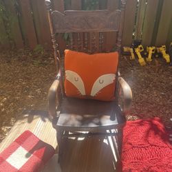 Antique Kids Rocking Chair 