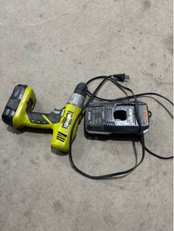 Ryobi drill  with battery and charger