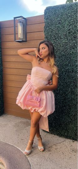 Pink hoco dress size S