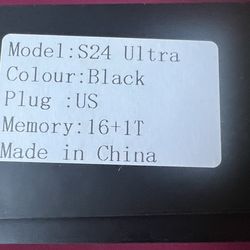 Used as is S24 Ultra Black