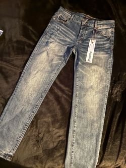 Purple jeans