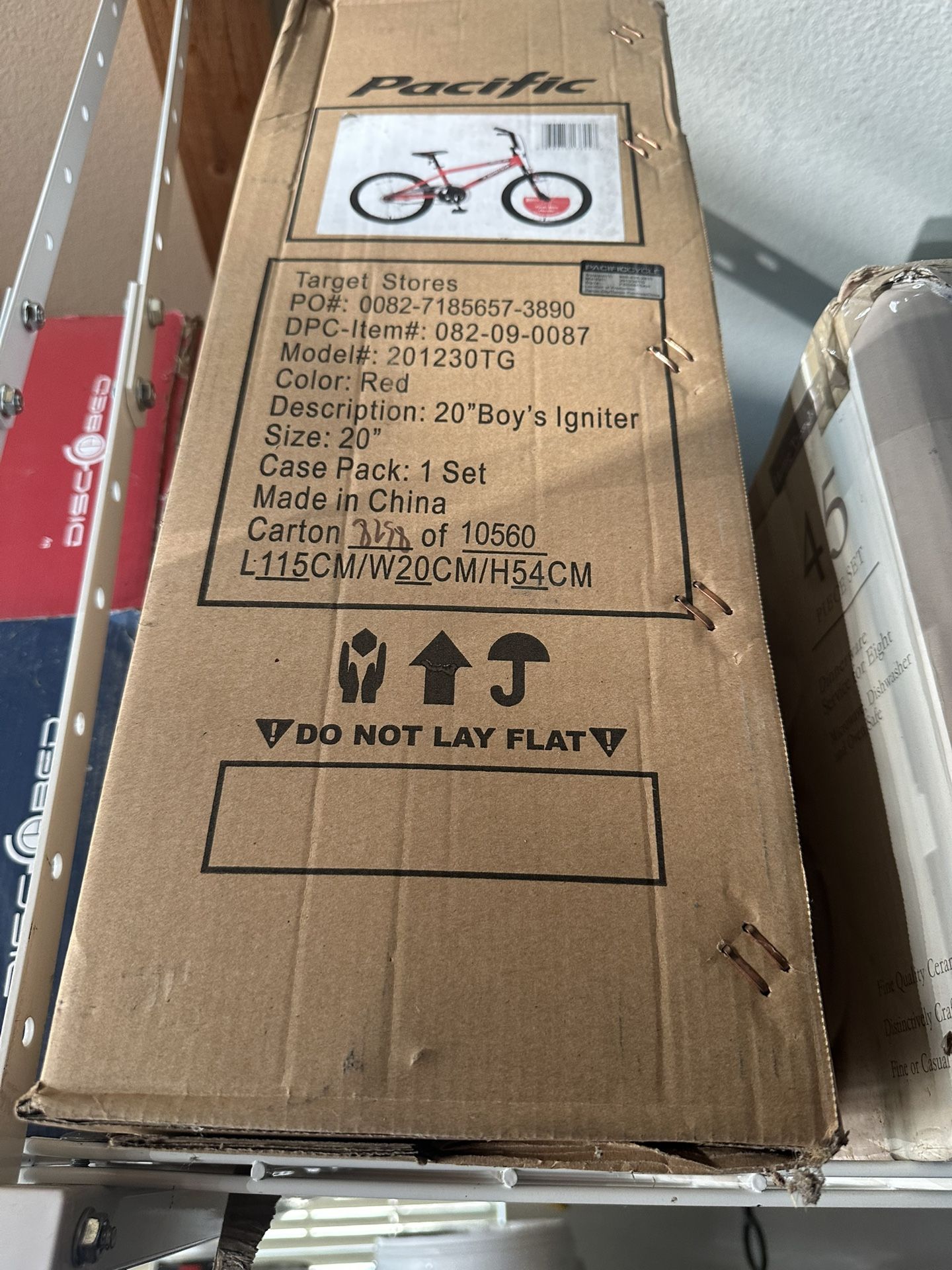 20" Boy's red Igniter bicycle