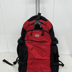 Victorinox Swiss Army E-motion 360 Black & Red 22" Wheeled Backpack Luggage
