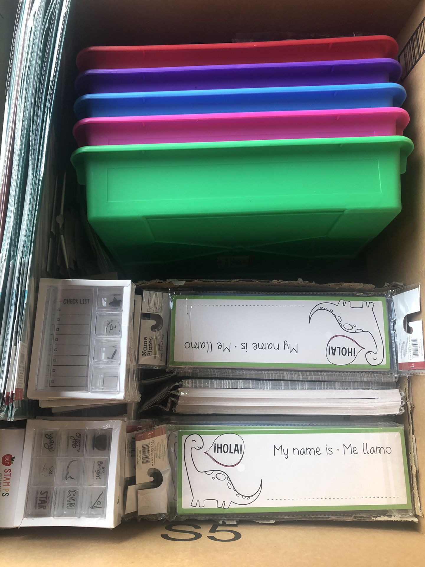 School supplies for teachers