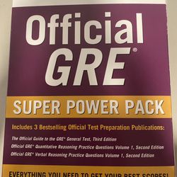 GRE Official study book super Pack