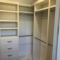 Custom walk-in closet
