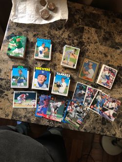 Collectible baseball cards
