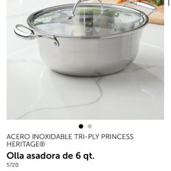 Olla Asadora De 6 Qts Tri-ply