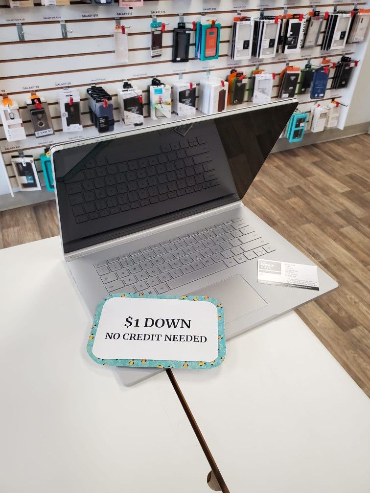Microsoft Surface Book 2 15-inch Laptop - 90 DAY WARRANTY - $1 DOWN - NO CREDIT NEEDED