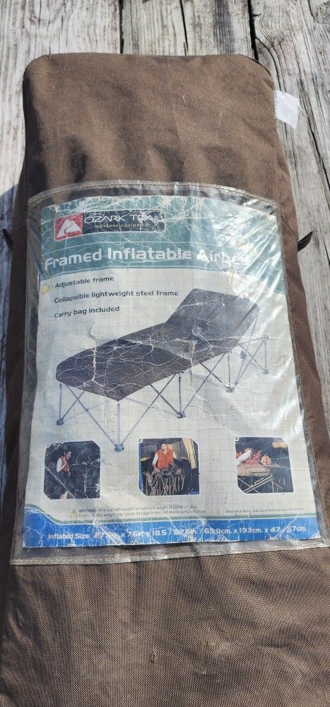 Ozark Trail Portable Framed Air Bed/cot 