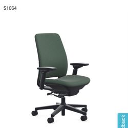 Office Chair AMIA Steelcase black And Grey 