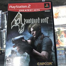 Resident Evil 4 Ps2 $20-$25 Gamehogs 11am-7pm