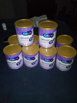 Enfamil gentlease infant formula (10 cans)