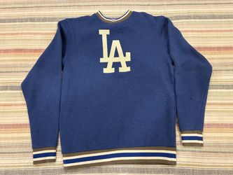 Los Angeles Dodgers New Era Pullover Sweater Men's Small Size Blue