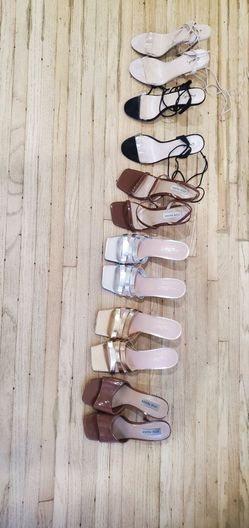 Women heels size 7 1/2 & 8 size .   $10 each