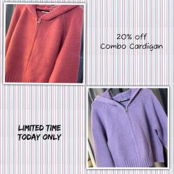 Deal Combo Wool Cardigan 