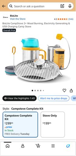 Biolite camping stove