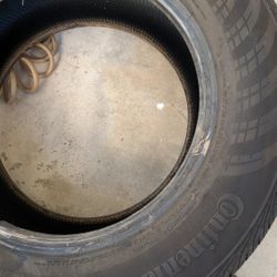235 65 R17.   Used Good For Roller.  1 Patch 