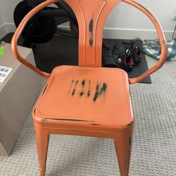Metal Chair - Orange
